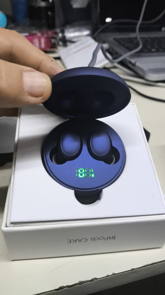 Auricular Bluetooth INALAMBRICO inpods cake v5.0 VOXFON color azul Fancia