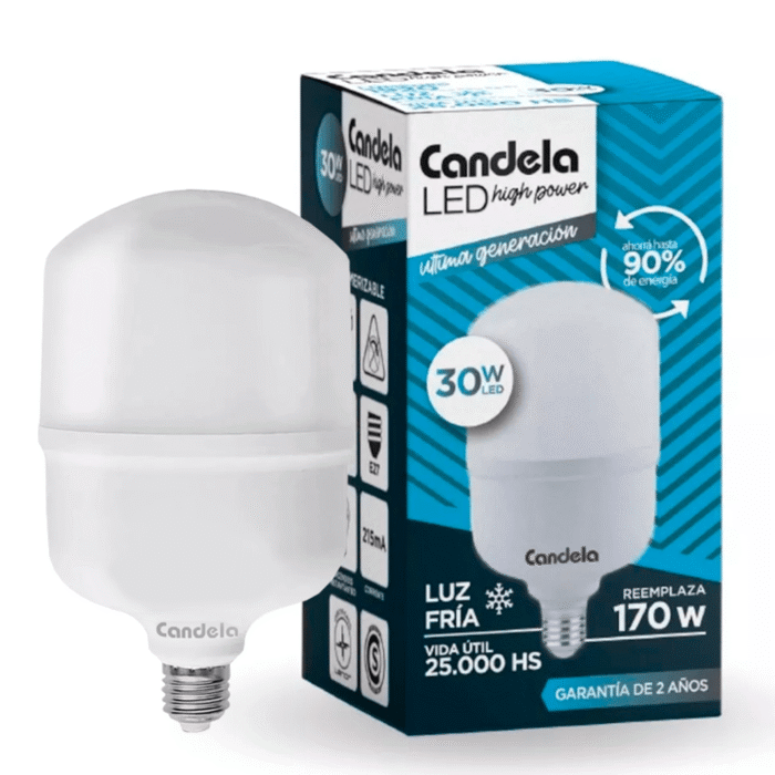 Foco Candela 30 watts led