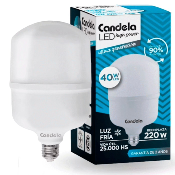 Foco led 40 watts Candela